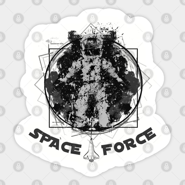 Space force usa Sticker by Retro Vintage